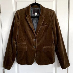 J.Crew Schoolboy Velvet Blazer Size 10T